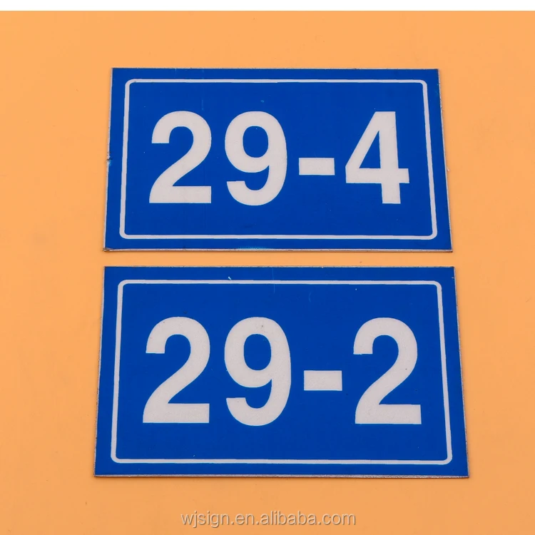 
Прямая поставка с завода: серебристая металлическая дверная табличка для номера в отеле 