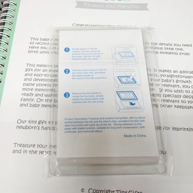 Custom First Years Baby Memory Book Hard Cover Edition