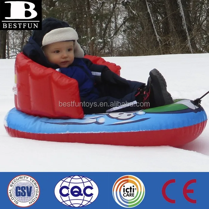 Заводские изготовленные на заказ, холодностойкие надувные сани для снега, детские пластиковые сани для снега, детские лыжные сани для снега