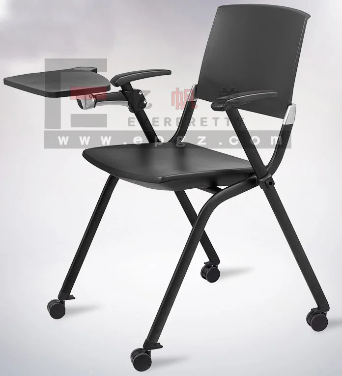 used student chair with writing pad