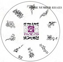 2015 S Series S2 Nail Polish DIY Stamping Plates Stainless Steel plate Nail Art Image Stamp