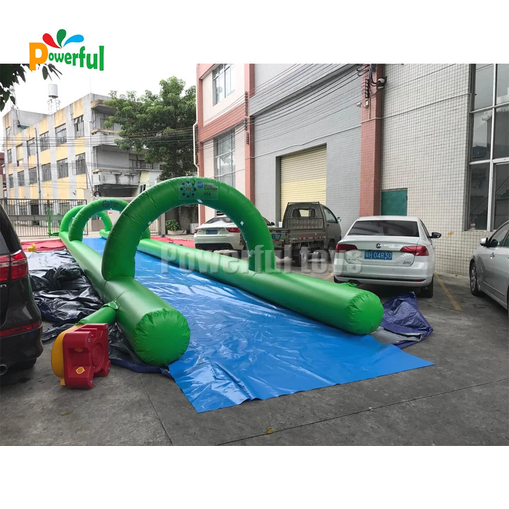 50m 100m 200m Custom Made Inflatable slip n Slide the City Inflatable Water Slide