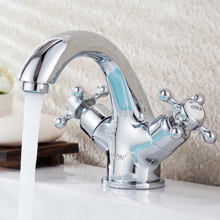 Classic Crosshead Lever Brass Basin Tap - Chrome  manufacture