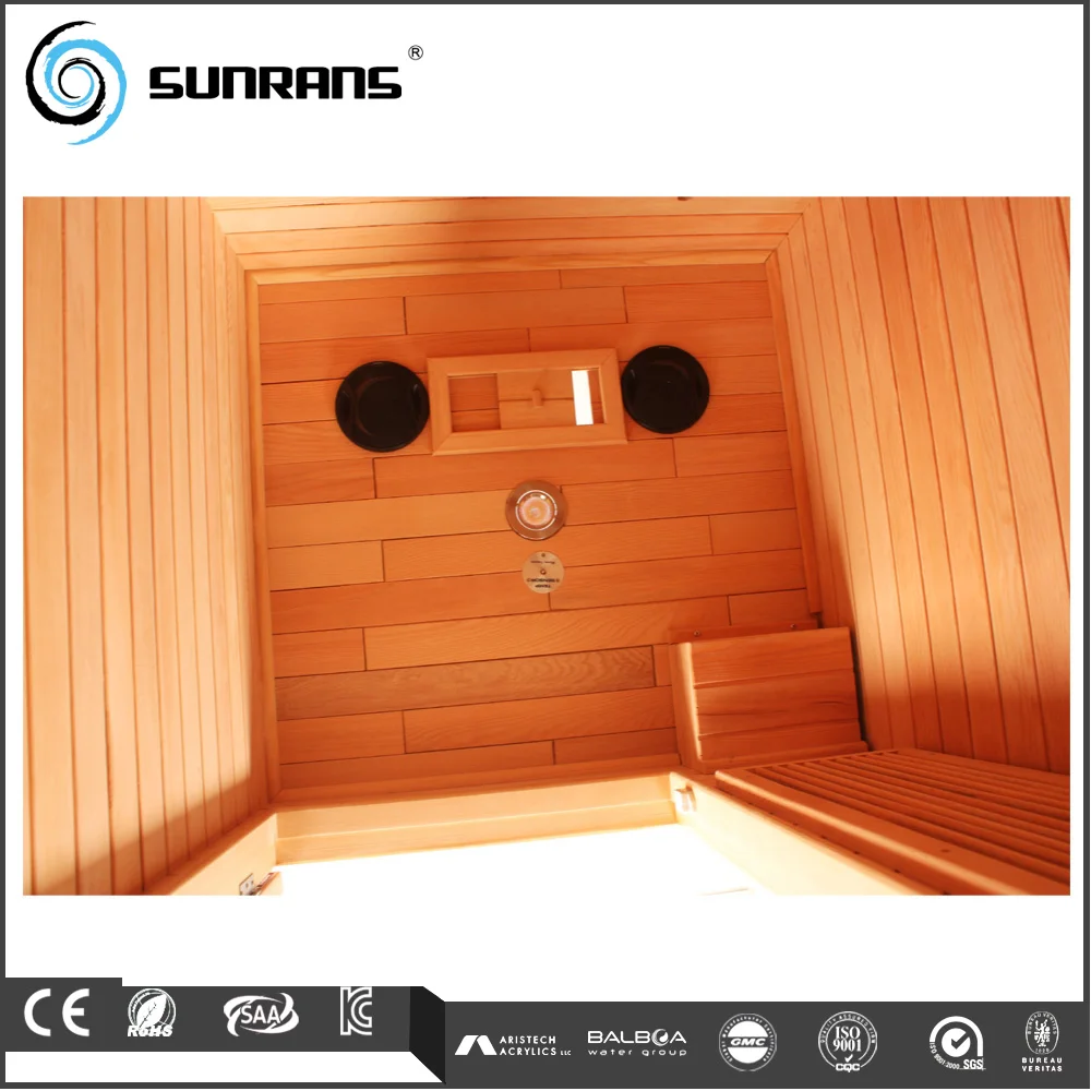 One Person Wooden Far Infrared Mini Indoor Steam Portable Outdoor Traditional Dry Sauna and Weight Loss