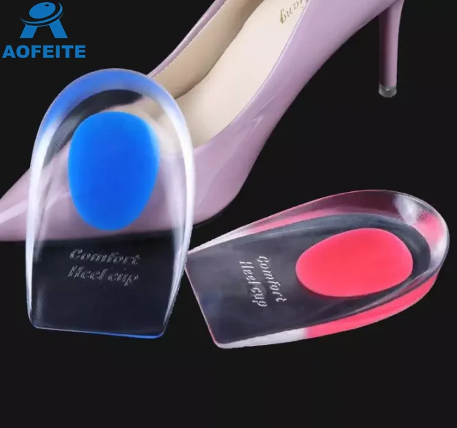 
Для женщин Силиконовый гель Подушка под пятку Кубок стельки защита пятки коврик для ног 