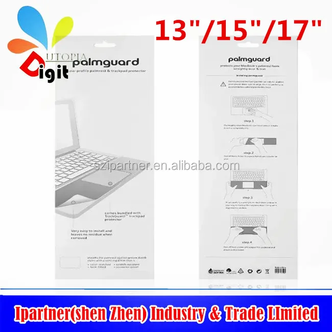 Ультратонкий прозрачный силиконовый защитный чехол для клавиатуры Macbook 13/15/17