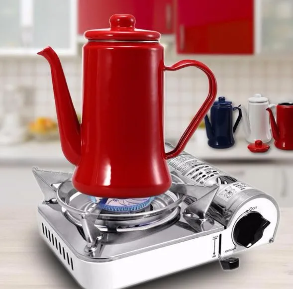 Quality Enamel Coffee Tea Pot 