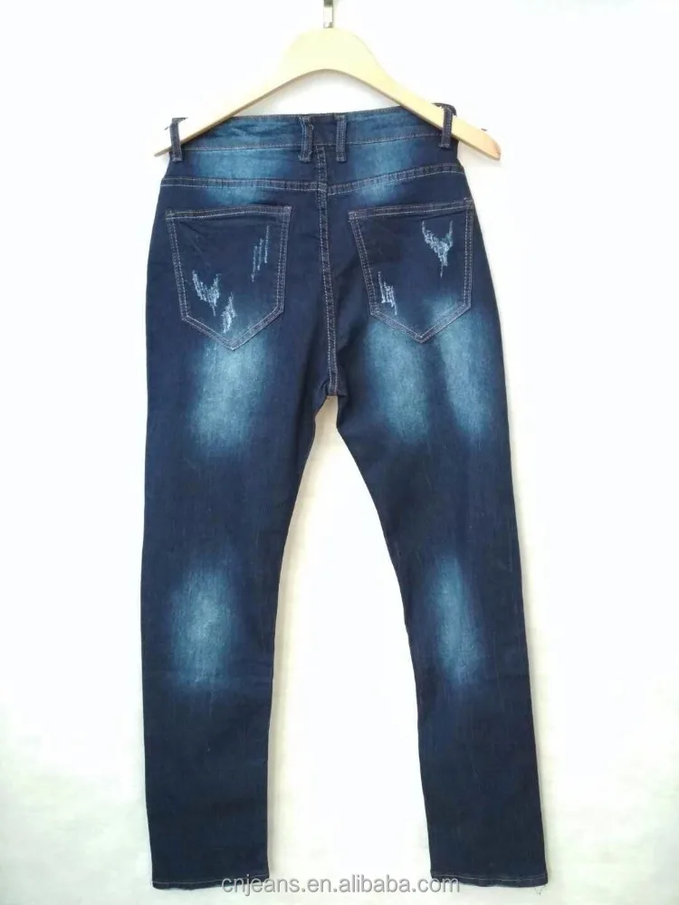 GZY Southeast Asia Style Slim Simple Models Men Jeans