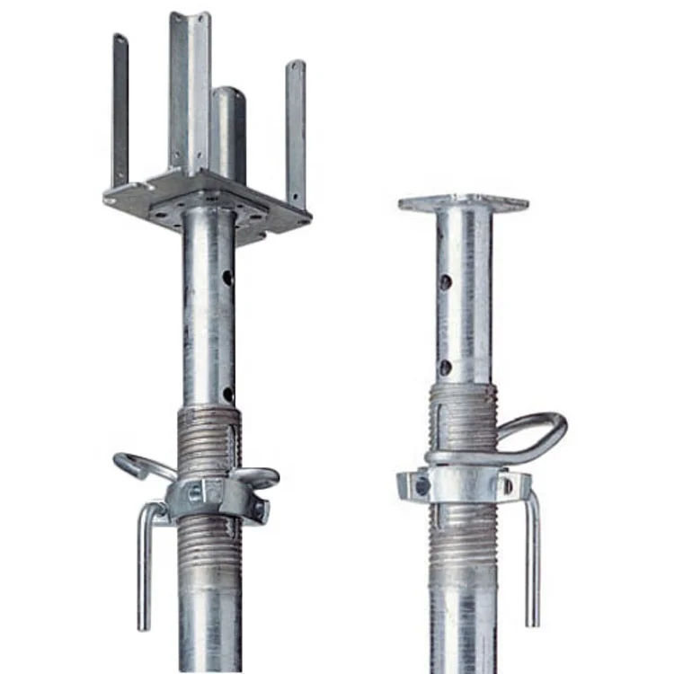 Delan Brand Heavy Duty German Type Q345 Galvanized HDG Adjustable Scaffolding Steel Props  Post Shore for Construction