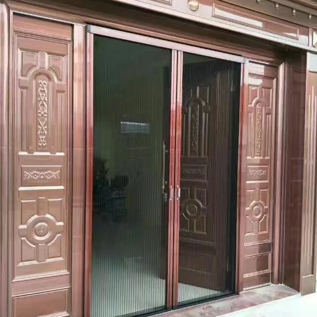 Convenience Trackless Folding Screen Door with Taiwan PP Mesh