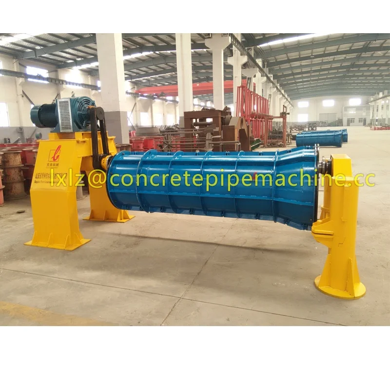 Water Concrete Pipe Making Machine Vertical Irrigation Pipe Moldin ...