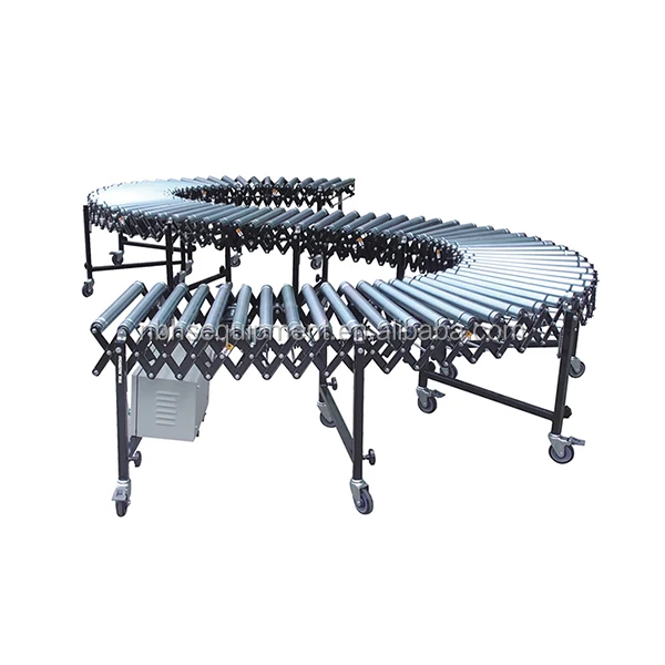 Flexible Accordion Rollers Conveyor