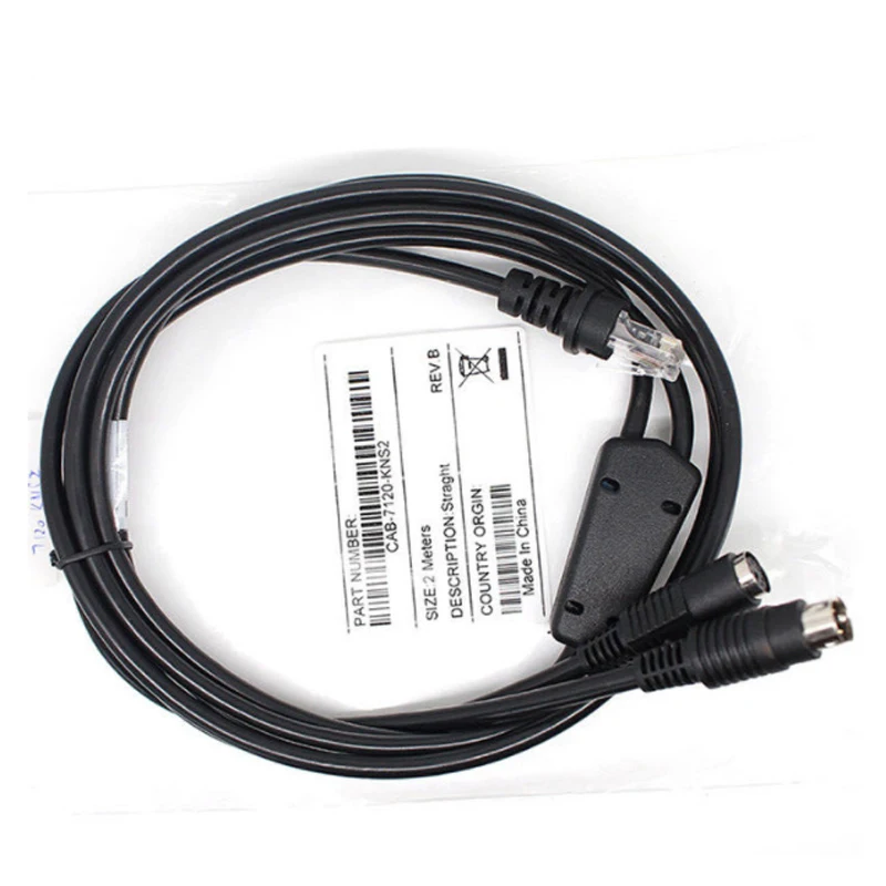6FT PS2 Keyboard Wedge Cable for Honeywell Metrologic MS9520 MS7120 Scanner 