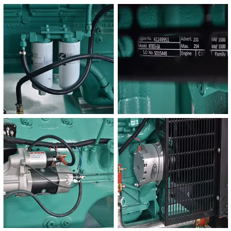 Heavy Duty Electric Generator 900kva Factory Backup Power 750kw diesel Generator Price