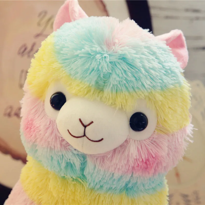 Rainbow llama teddy online