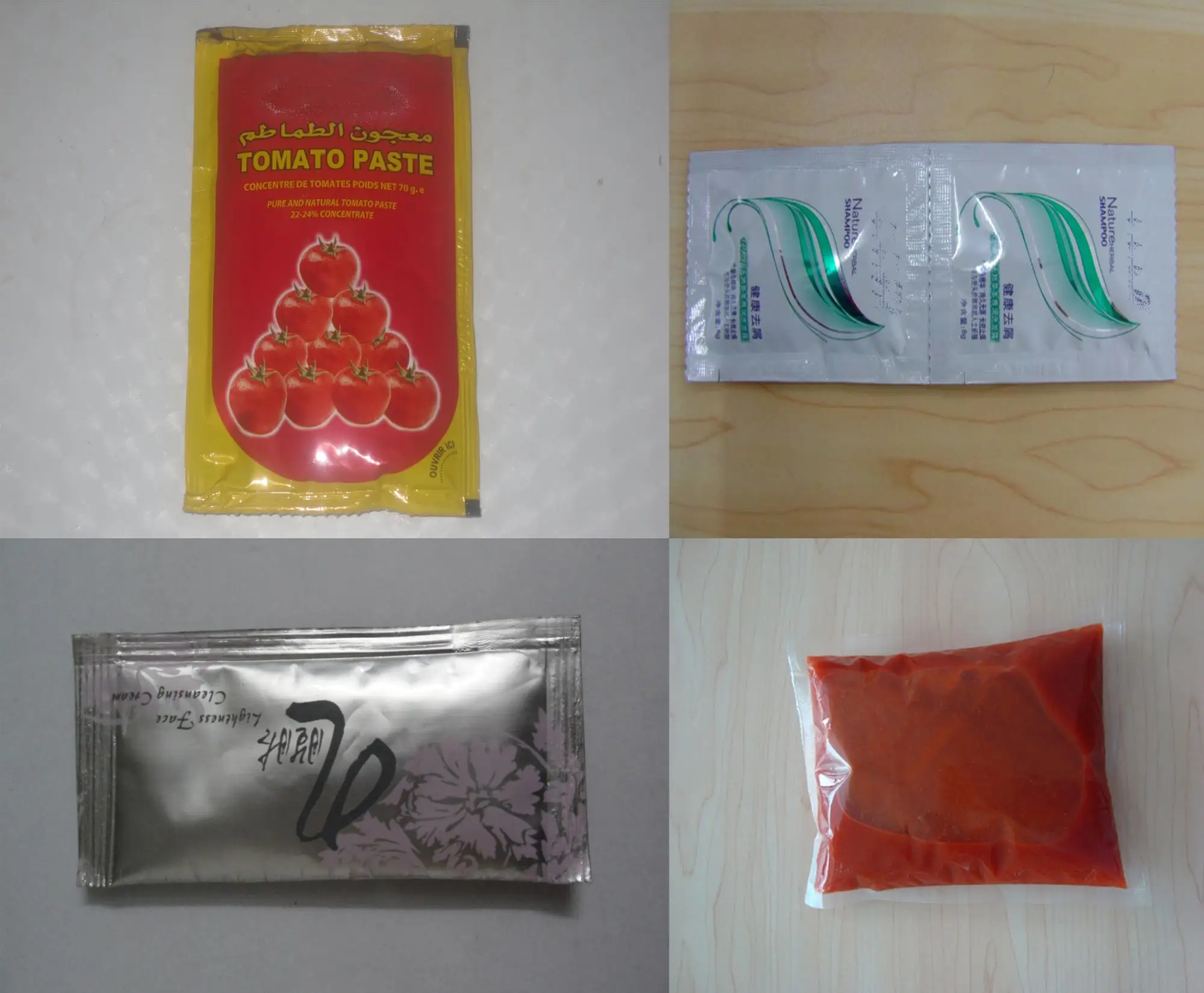 
 Упаковочная машина для наполнения Саше соуса/шампуня/меда  