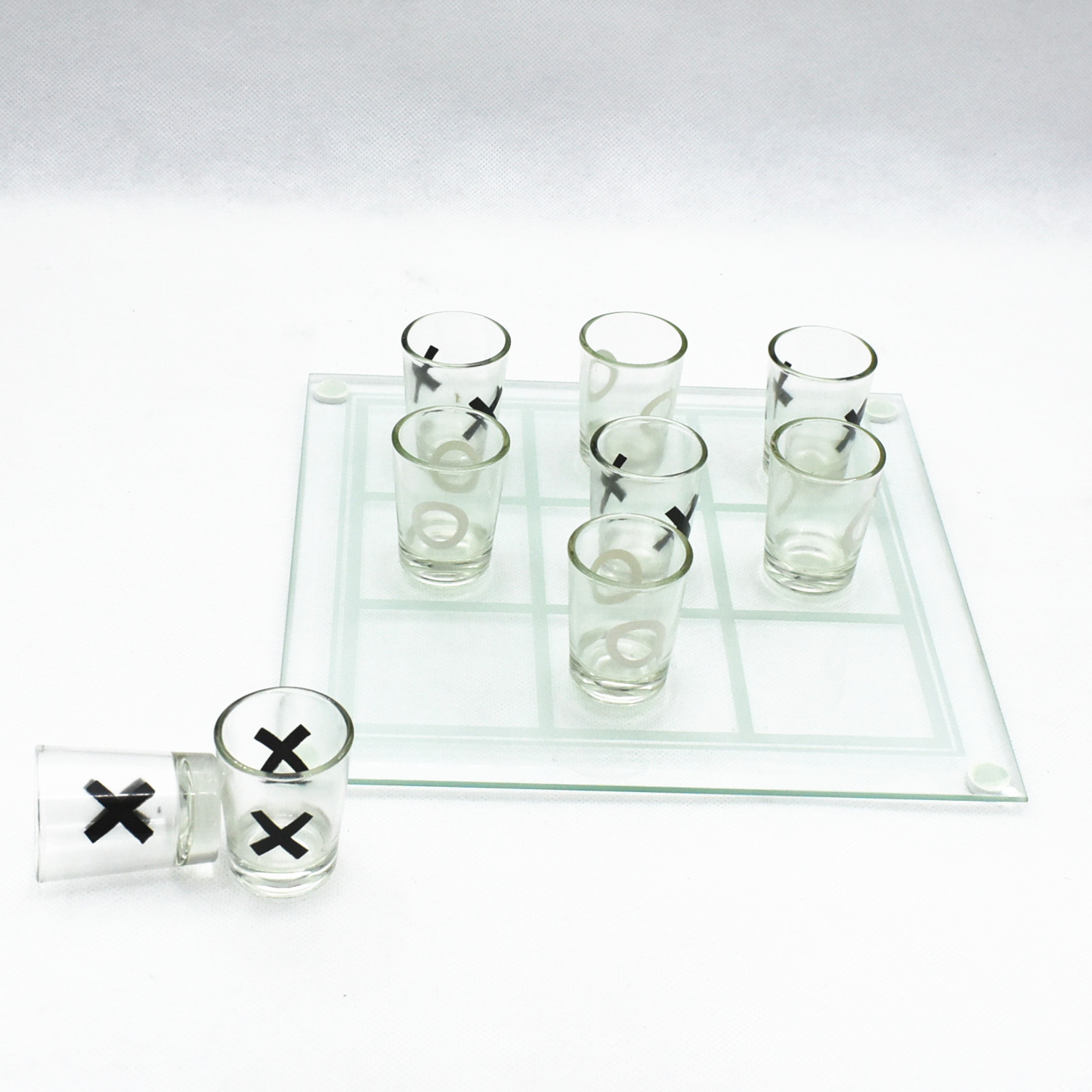 22*22 см Набор стеклянных шахматных досок tic-tac-toe и стеклянных шахматных игр