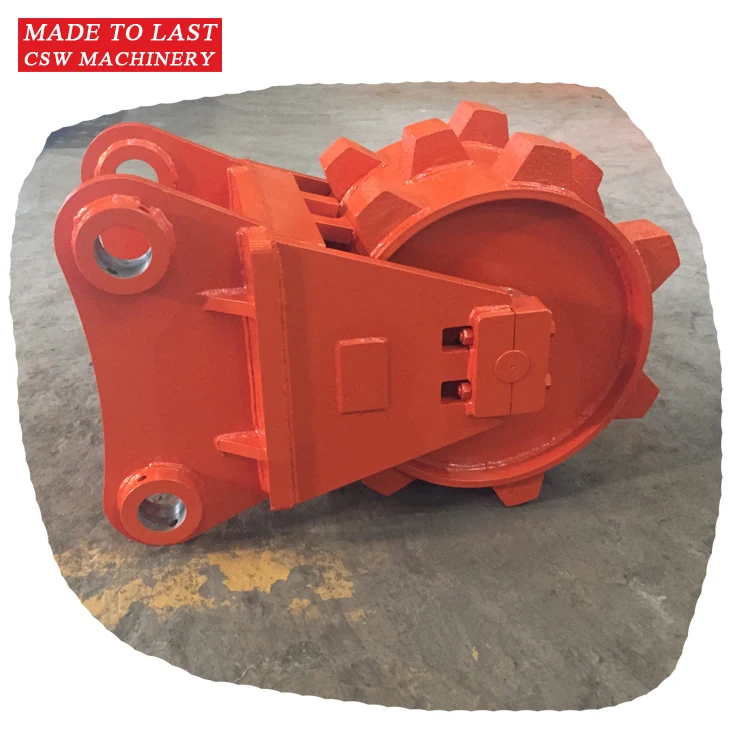 Excavator Compaction Wheel for Hitachi EX330 ZX350 Fit 27 - 35 Ton Machine Popular Project Compactor Wheel for Excavators