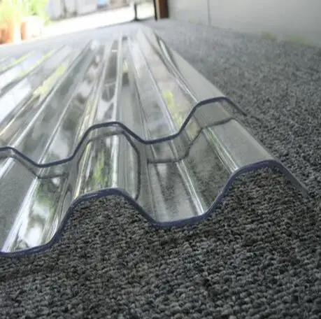 Popular Polycarbonate Plastic Corrugated Wave Sheet for Building Materials Decorative