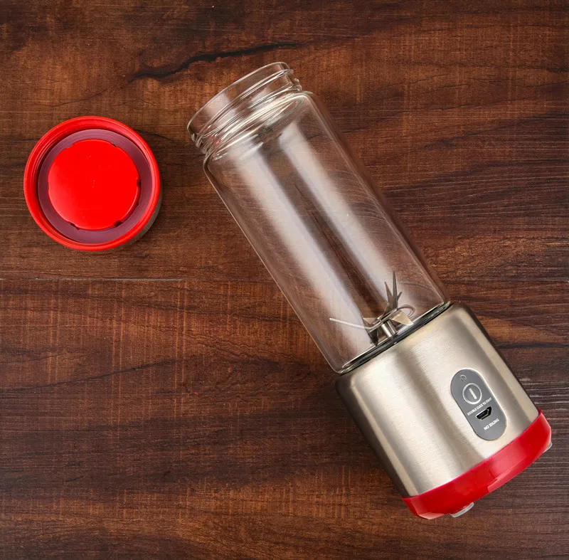 Professional Smoothie Mini 450ml USB Rechargeable Portable Blender