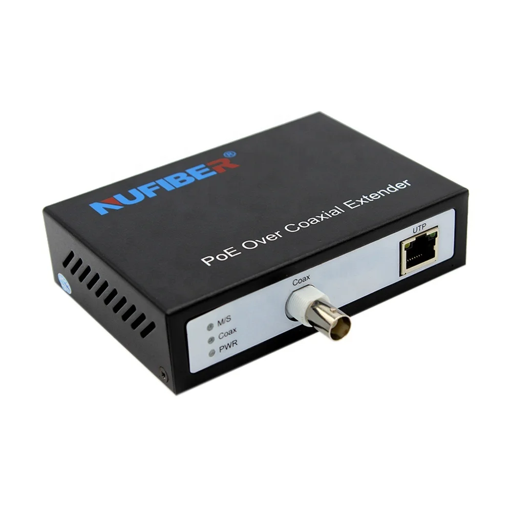 
Ethernet over Coax POE IP Camera over Coaxial extender without power adapter 
