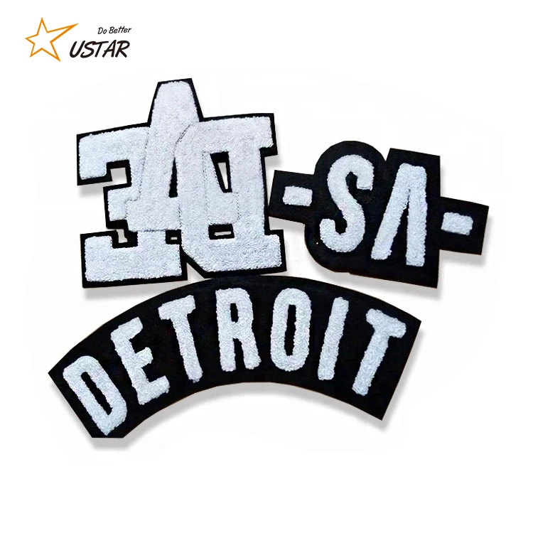 Индивидуальный модный дизайн от производителя, аппликация с логотипом на заказ, лазерная вышивка, синели, нашивки с утюгом на буквах