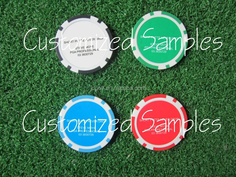 
Новый дизайн, покерный маркер для мячей для гольфа с индивидуальным логотипом 