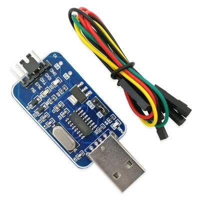 1x USB To TTL CH340G Converter Module Serial Port Nine Small Brush Board New