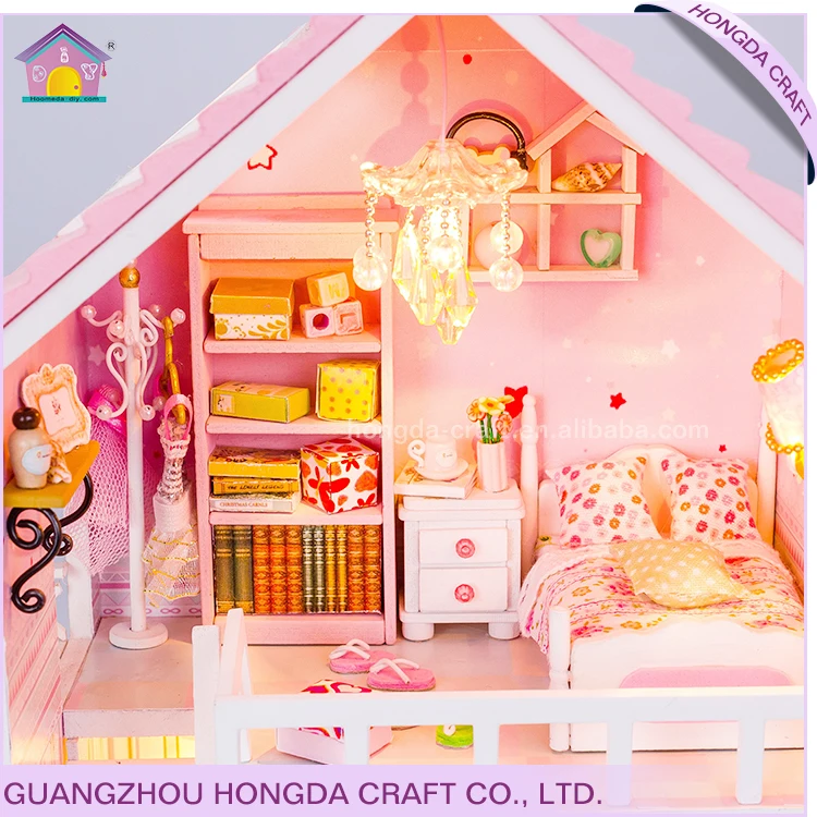 Дерево подарки, чтобы сделать ручной работы ремесло лучшие продажи деревянные игрушки для детей Кукольный дом игрушки