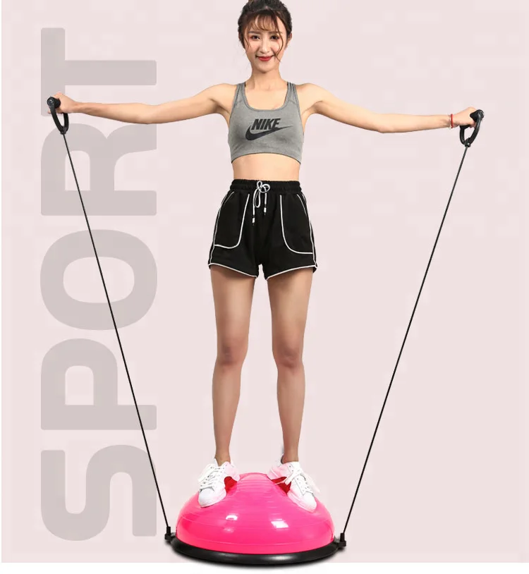 Новинка 2023 Балансирующий тренажер устойчивый мяч картонная коробка индивидуальный для упражнений занятий йогой тренажерного зала экологически чистый ПВХ CN;SHG