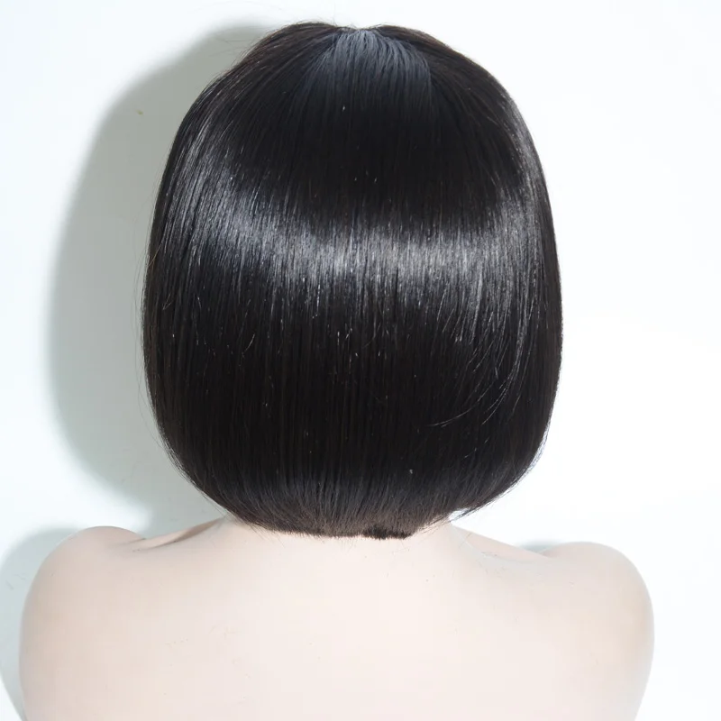 150 密度のバージン中国の女の子のヘアバンボブカットフルレースウィッグと赤ちゃんの髪 Buy ボブカットウィッグ フルレースかつらベビーヘアー バージン中国人少女髪 Product On Alibaba Com