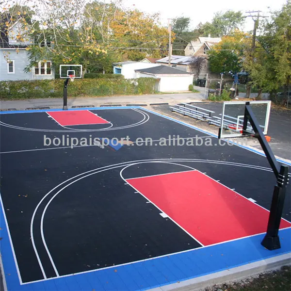 Hot Sale Professional Customs Modular Pp Outdoor Basketball Sports Court Floor Tile Material
