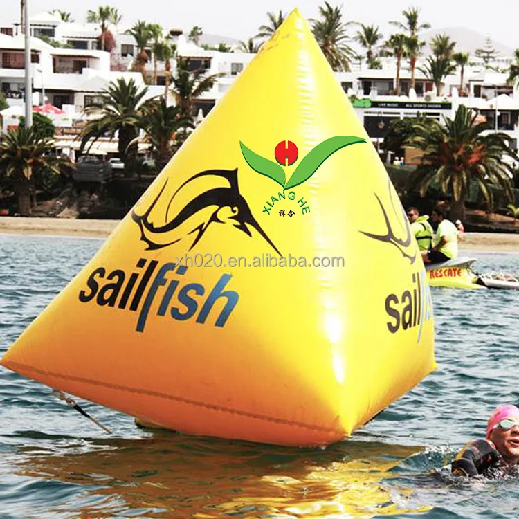Regatta Markers Triangle Floater Pyramid Inflatable Sailing Racing Buoy