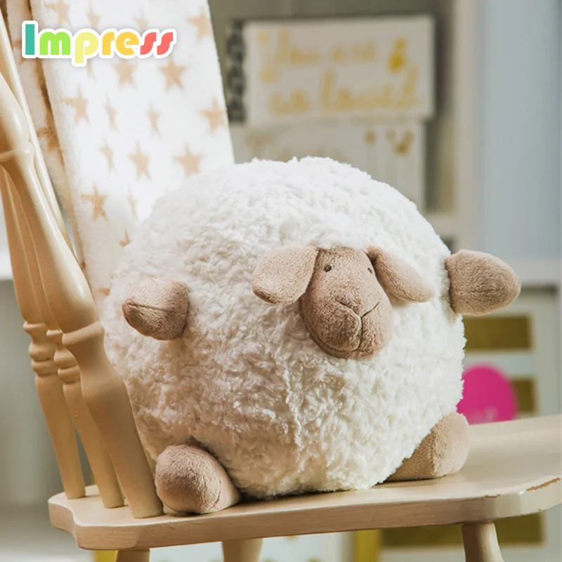 round sheep plush