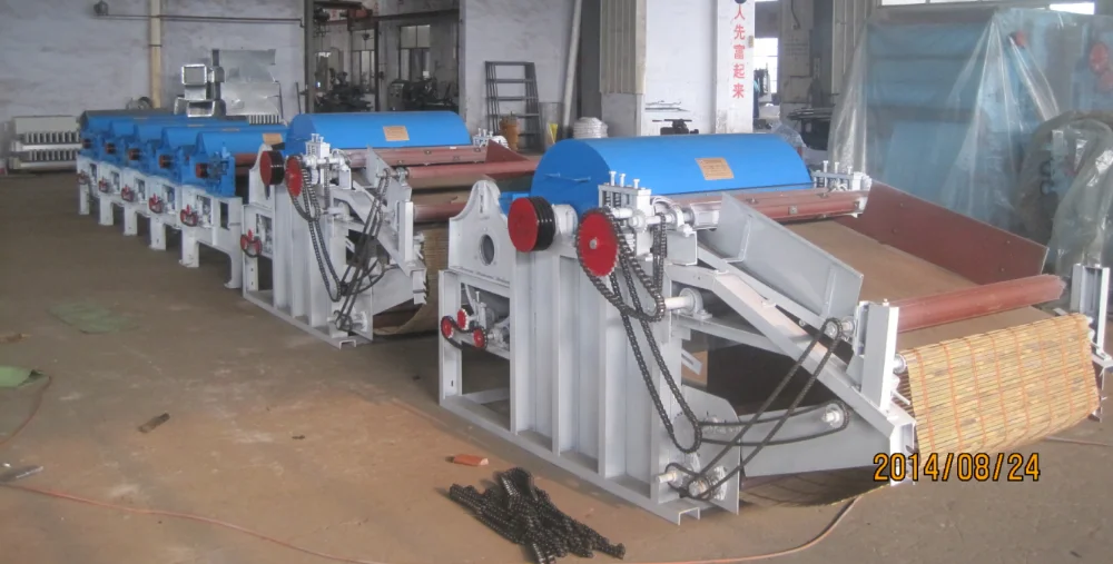 Manufacturing Plant Old Clothes Rags Waste Recycling Machine Textile ...