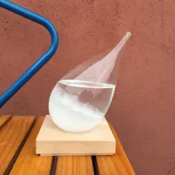 Креативная настольная капля, стеклянная капля воды, прогноз погоды, прогнозирующие мониторы, барометр для бутылки, украшения, ремесло, подарок