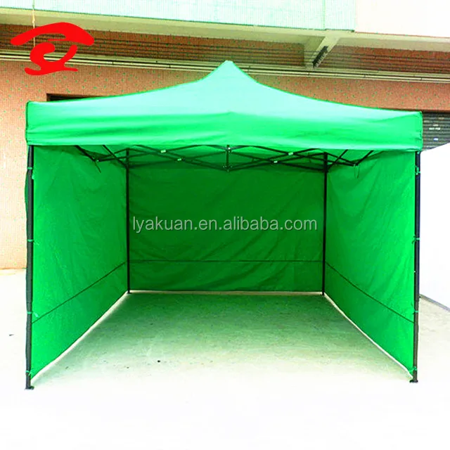 High Quality 3X3m 3X4.5m Spring Steel Wire Pop up Tent Folding Canopy Tent With Side Walls
