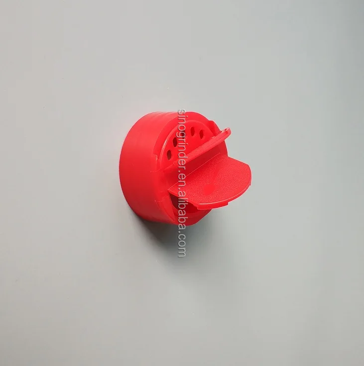 Customized Color 42mm Dual Flap Cap Plastic Shaker Lid for Glass Bottle