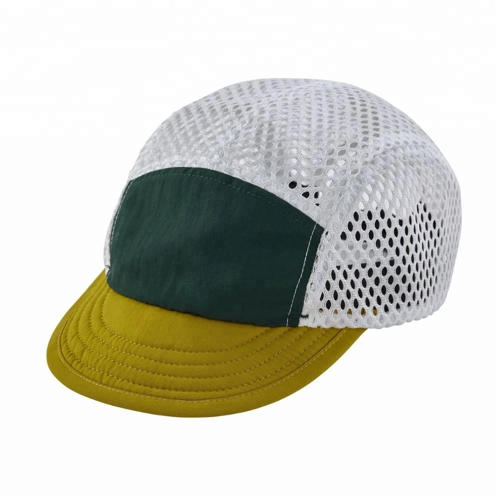 Custom 5 Panel Quick Dry Running hat Gorras outdoor Sports Baseball cap Mesh Sports Camping Hat Alibaba