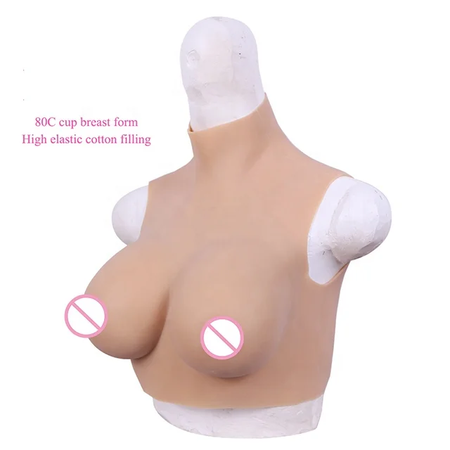 C Cup Male Tit  False Boobs Drag Queen Mastectomy Transvestite Crossdresseing Breast Form for Crossdresser