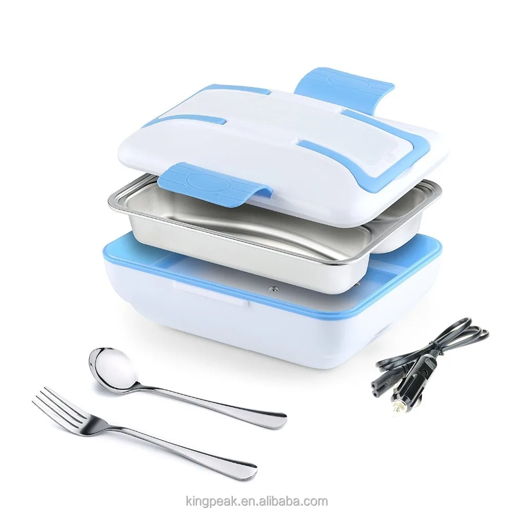Bento Lunch Tiffin Box Electric Heating Lunch Box 110v & 12v Portable