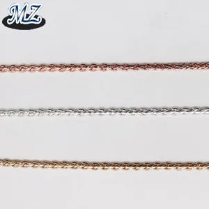 Handmade Raw Copper and Brass Mesh Chains Fashion Jewelry Findings for Body Jewelry Making Made of Metallic Material
