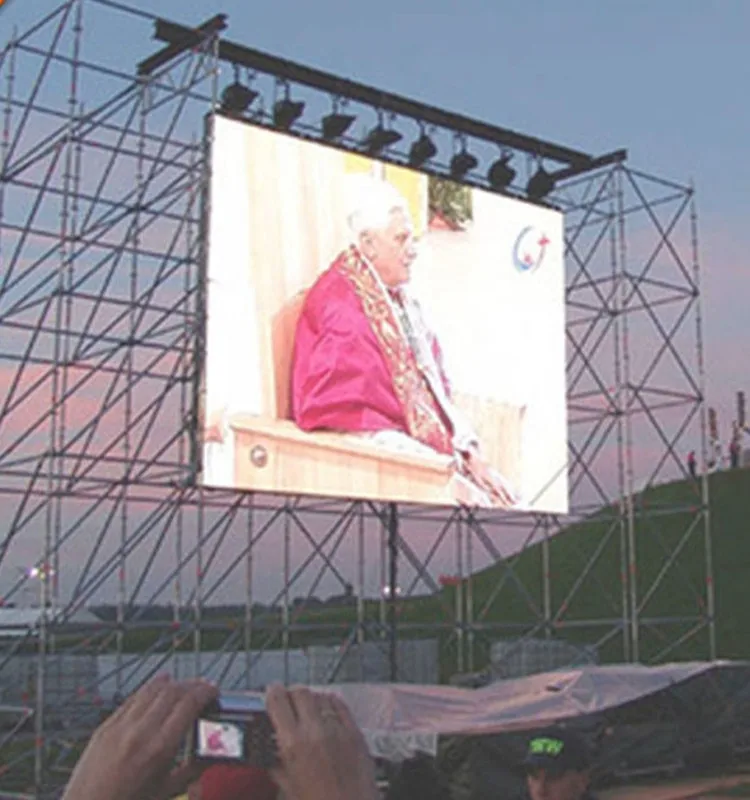 屋外P10 RGB 320x160mm LEDマトリックスパネルディスプレイ