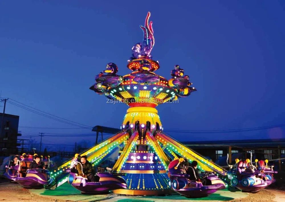 Amusement Park Fun Fair Games Flight Simulator 16/20/24/32 Seats  Electric Automatic up and Down Self Control Plane Ride