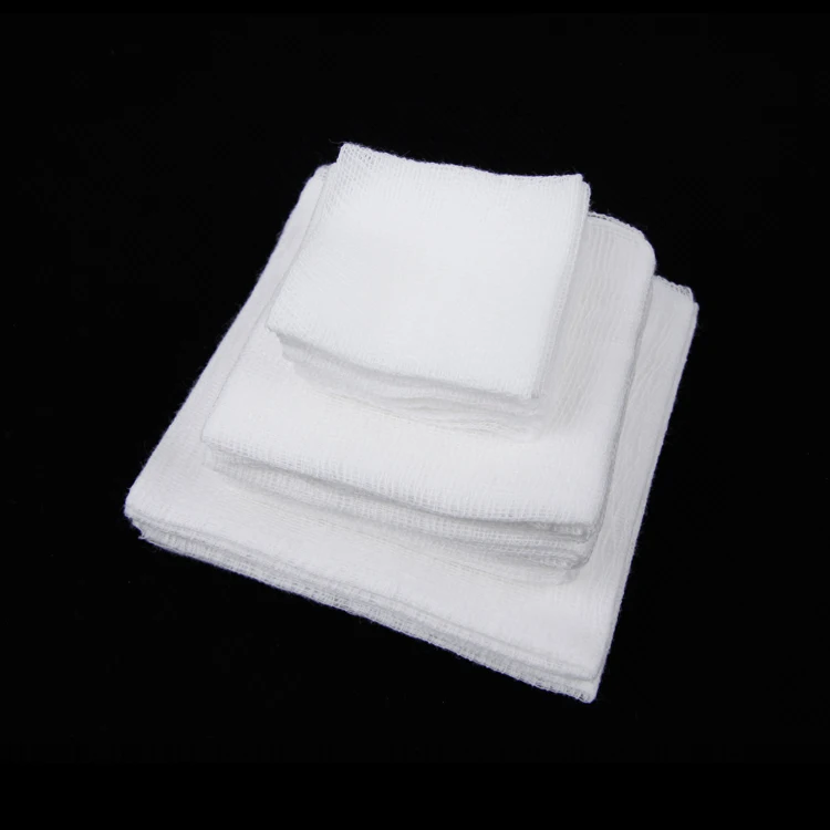 100% cotton non-sterile medical gauze swab and dental gauze pad