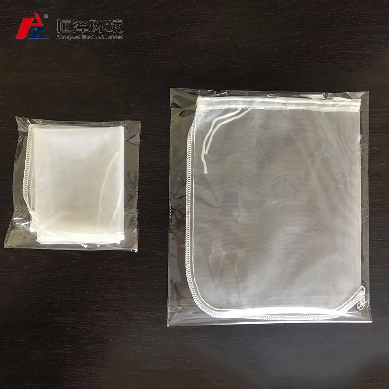 5 20 25 50 500 Micron Nylon Mesh Fabric Filter Bag Nut Milk Bag Micron Nylon Mesh Reusable Food Cloth Filter Bag