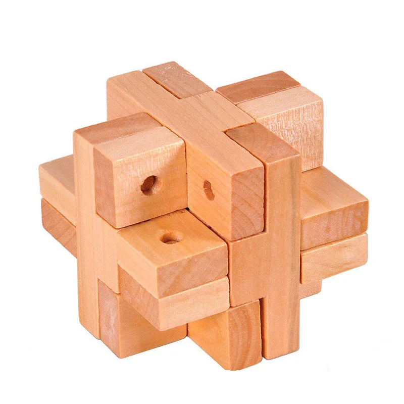 
Интеллектуальные деревянные разблокировать Игрушки kongming Замок головоломки для взрослых 