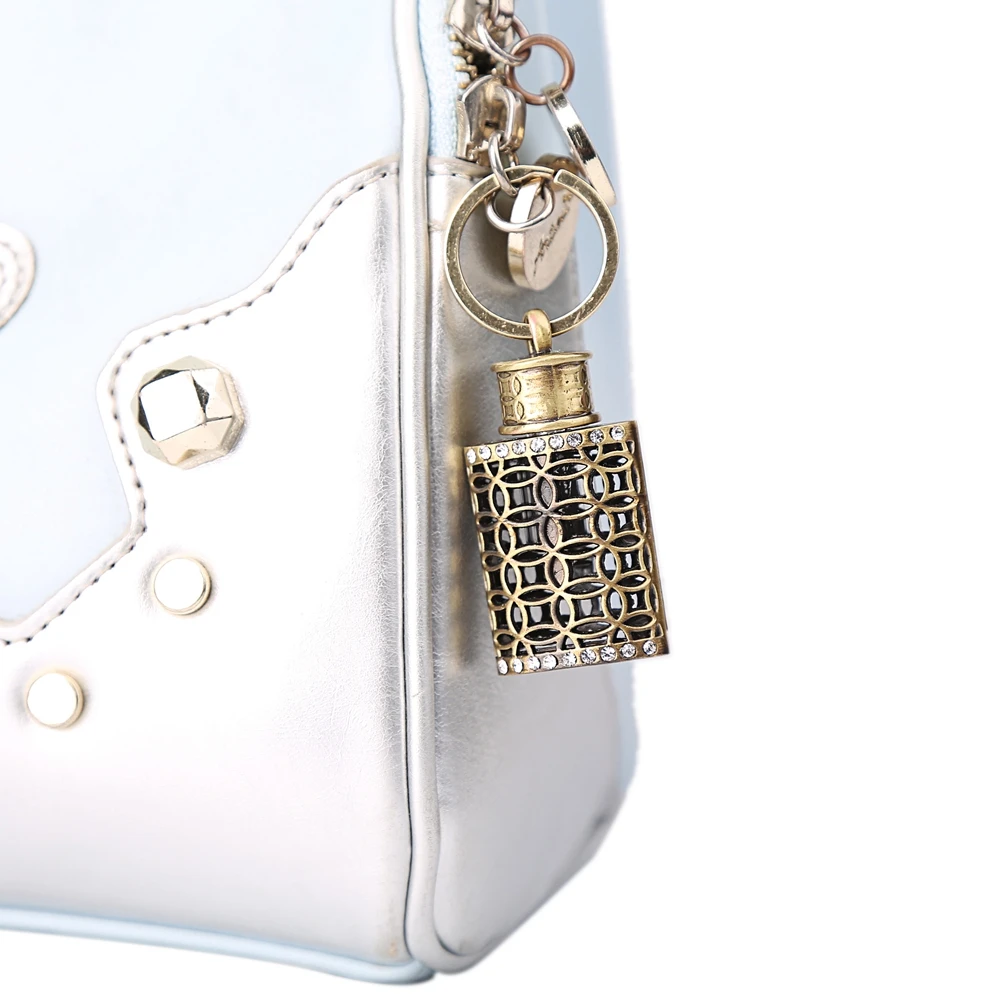 Mub Beautiful Fancy Design Perfume Keychain,High Quality Zinc Alloy Bag Keychain Buy Perfume