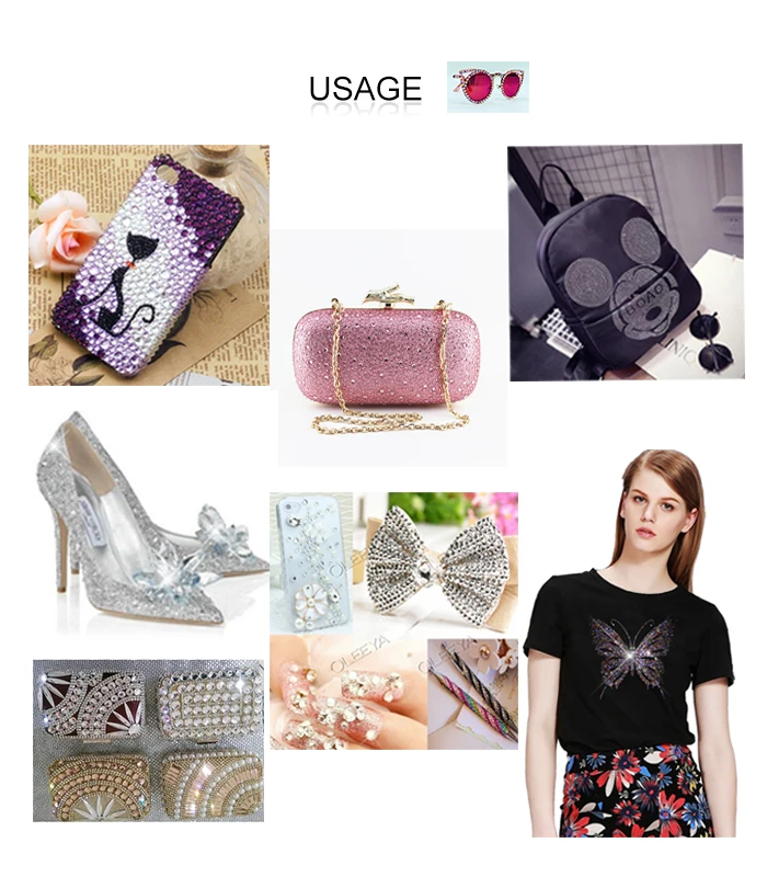 Free Sample Factory Loose Glass Strass Crystal AB Flatback Non Hot Fix Nail Art Rhinestones Manufacturer for Nail Art Decoration