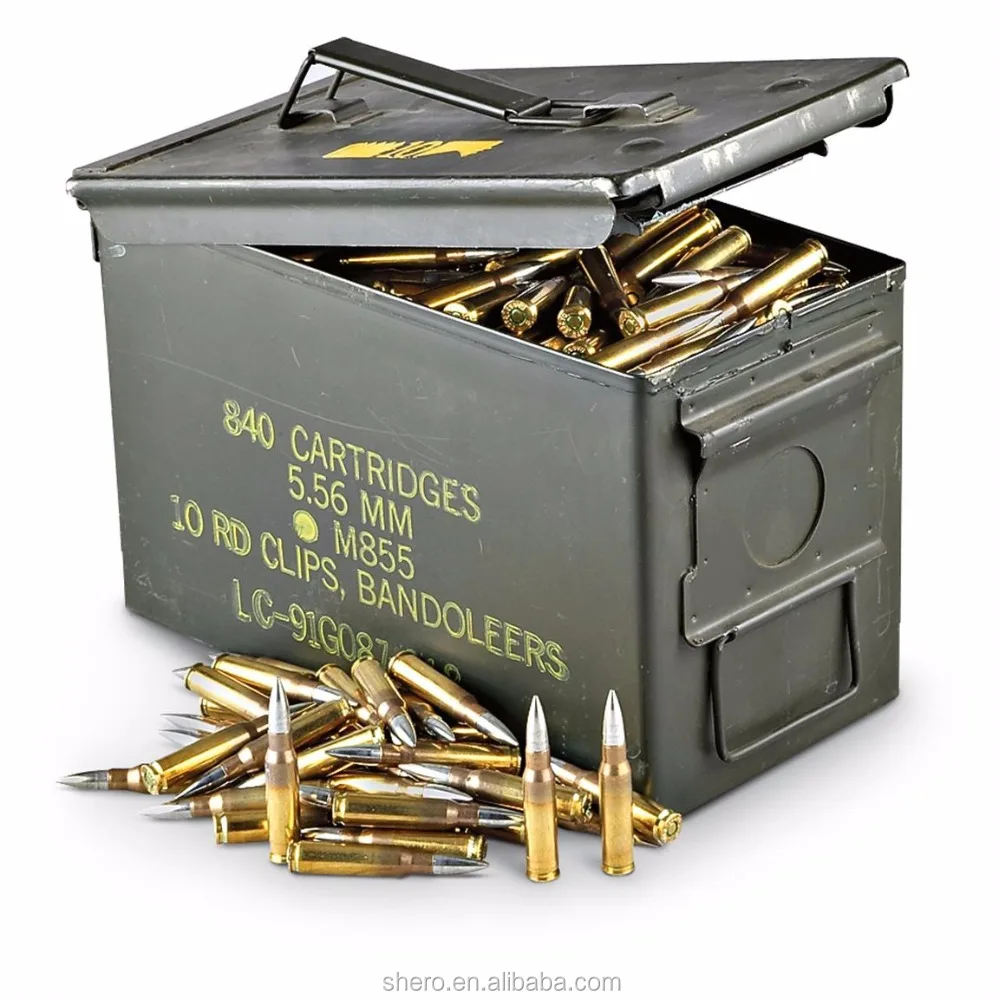 Boîte à Munitions US M19A1 – Cal.30 – Métal Vert Olive – MFH – Pour Stockage Ou Déco